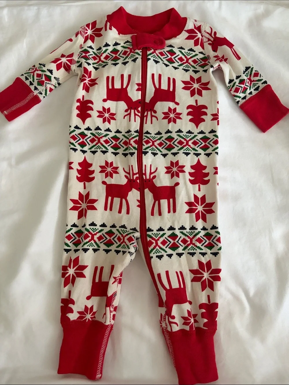 Hanna Andersson Kids Baby Holiday Pajamas Bundle 0-3 mo